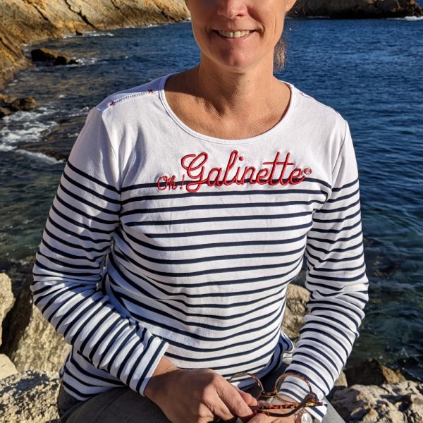 Marinière femme Oh galinette – Image 2