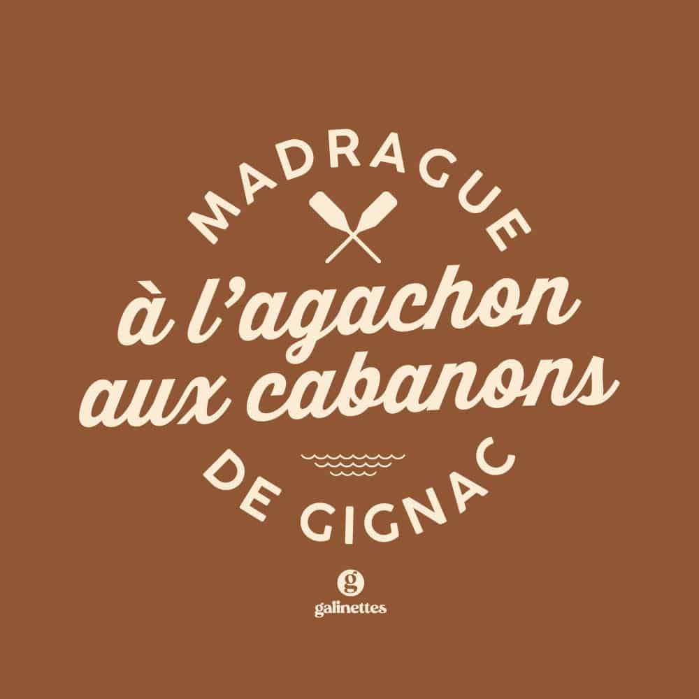 Sac cabas brodé | Madrague de Gignac, à l'agachon aux cabanons – Image 8