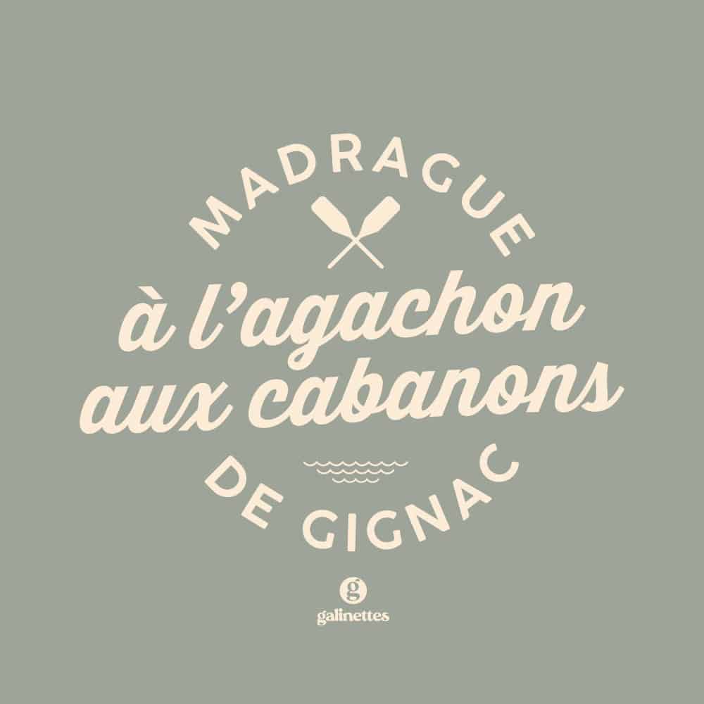 Sac cabas brodé | Madrague de Gignac, à l'agachon aux cabanons – Image 7