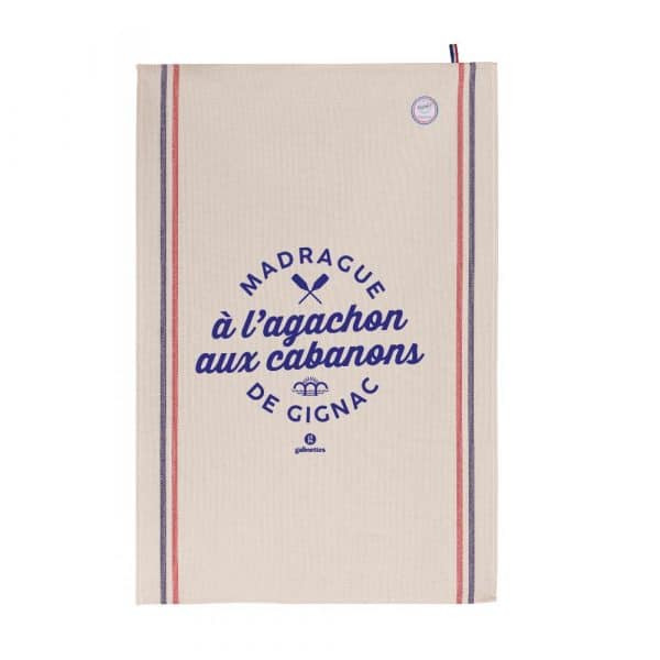 Torchon Made In France - Madrague de Gignac : A l'agachon aux cabanons