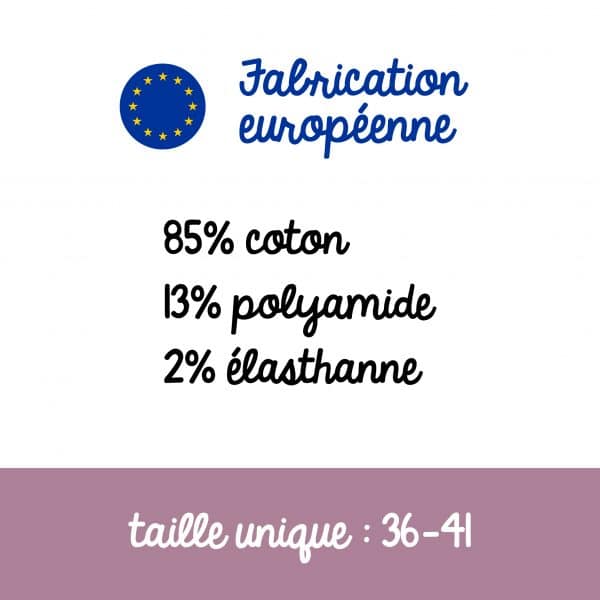 Chaussettes sport Girelle où tu iras rose – Image 3