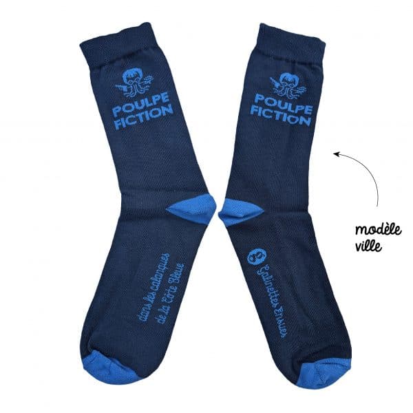 Chaussettes de ville Poulpe Fiction Marine – Image 6