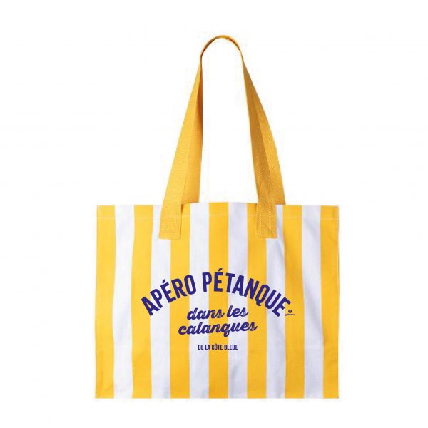 Sac de plage - Apéro Pétanque dans les calanques - Idée cadeau qui sent bon les vacances