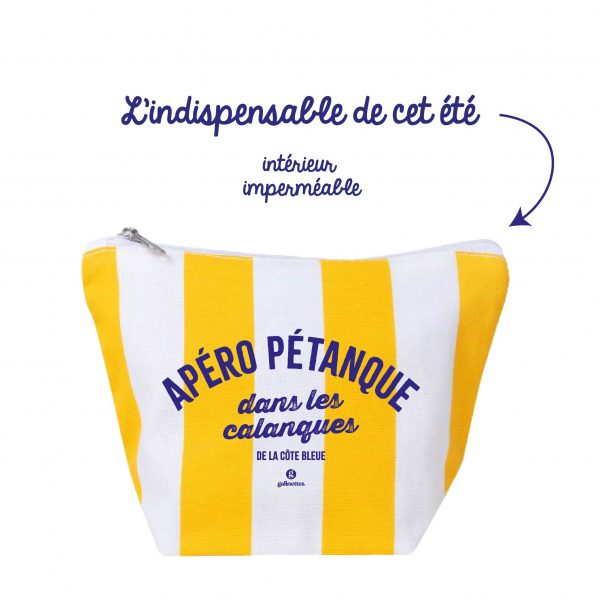Sac de plage - Apéro Pétanque dans les calanques - Idée cadeau qui sent bon les vacances – Image 3