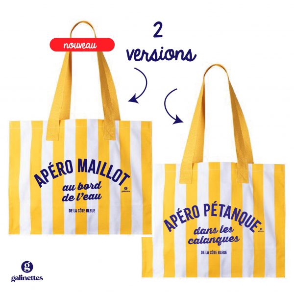 Sac de plage - Apéro Pétanque dans les calanques - Idée cadeau qui sent bon les vacances – Image 4