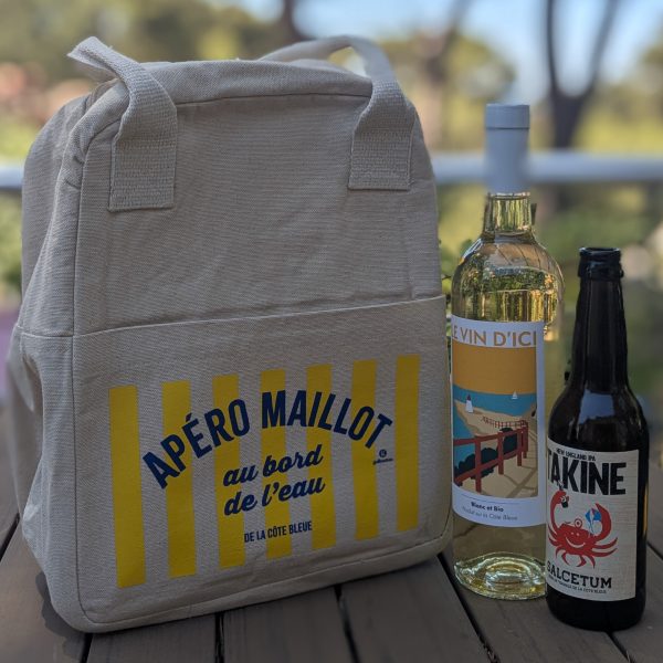 Sac glacière isotherme « Apéro Maillot au bord de l’eau » – Image 9