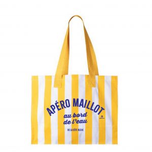 Sac de plage « Apéro Maillot au bord de l’eau » – Édition Côte Bleue