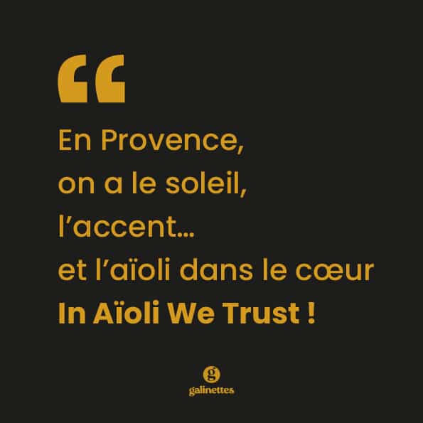 Torchon noir et or « In Aïoli We Trust » Made in Provence – Image 4
