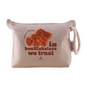 Trousse "in Bouillabaisse, we trust" - idée cadeau Marseille